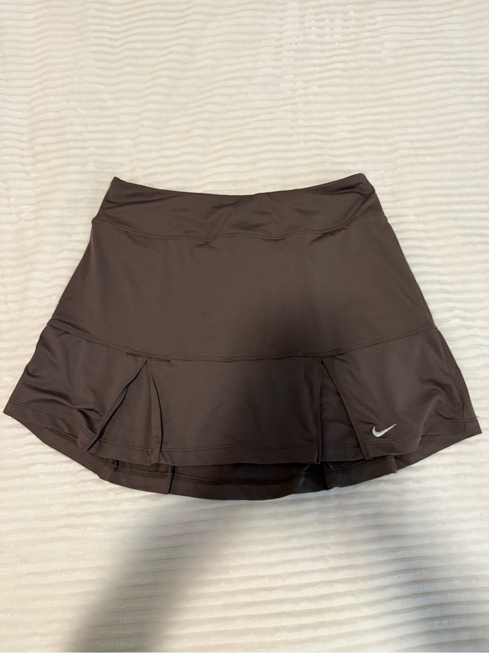 Pleated Brown Nike Skirt